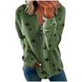 thumbnail image 1 of CEHVOM Women's Causal 1/4 Zip Pullover Long Sleeve Collar Sweatshirts Solid Activewear Running Jacket, 1 of 5