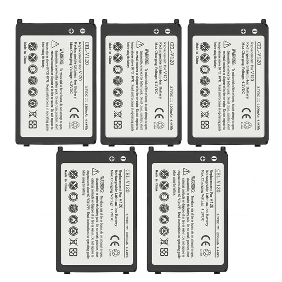 5* CEL-V120/PMNN4497A Replacement Battery For Motorola CLS1110 CLS1410 CLS1413 CLS1810T VL50 Two Way Radios