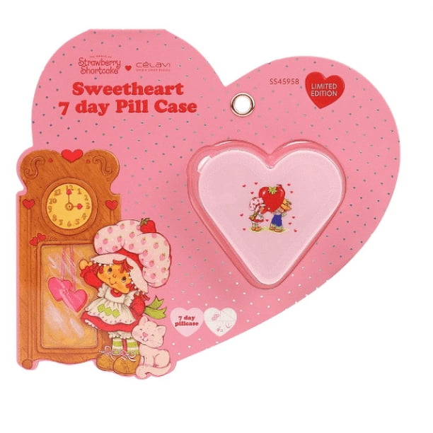 CELAVI STRAWBERRY SHORTCAKE SWEETHEART 7 DAY PILL CASE - Walmart