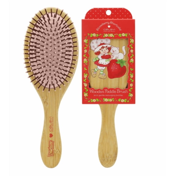 CELAVI STRAWBERRY SHORTCAKE Wooden PADDLE BRUSH