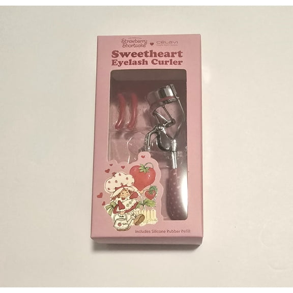 CELAVI Sweetheart Strawberry Shortcake 1Pc Red Eyelash Curler