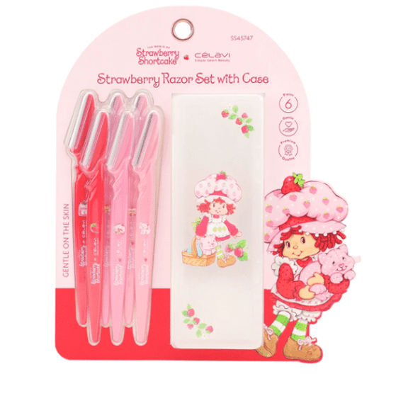 CELAVI x Strawberry Shortcake 6PC RAZOR SET