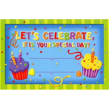 Eureka Celebrate Today Recognition Award Certificate