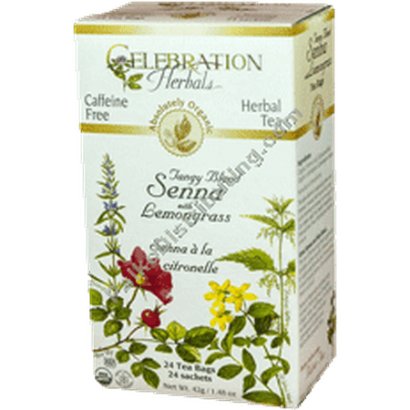 CELEBRATION HERBALS Senna with Lemongrass Organic 24 BAG