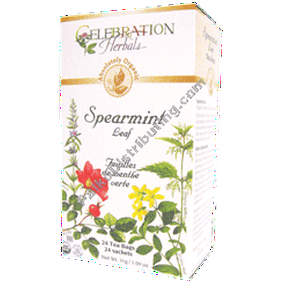 CELEBRATION HERBALS Spearmint Leaf Tea Organic 24 BAG