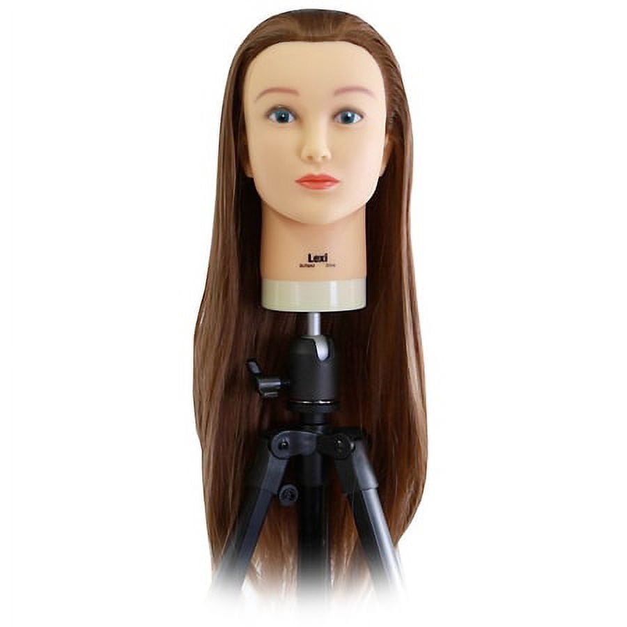 CELEBRITY Lexi Manikin 26" - 28" Scalp to Ends Synthetic Hair Lt Auburn MK-F753