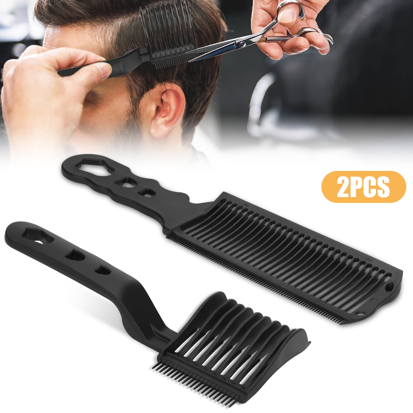 CELECTIGO 2 Pcs Barber Hair Cutting Sets,Professional Barber Fade Combs