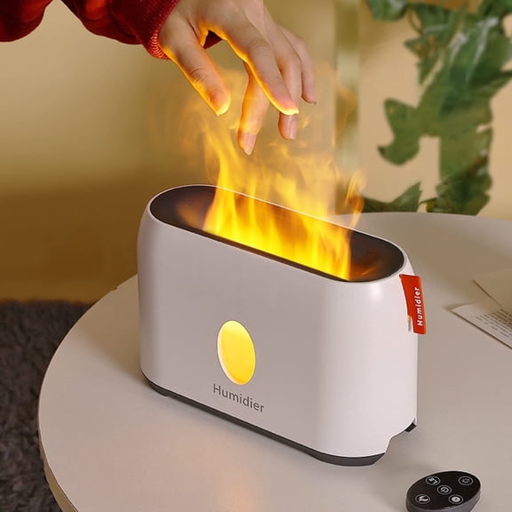 CELECTIGO Flame Air Diffuser Humidifier, Upgraded Scent Diffuser for Essential Oils, Ultrasonic Aromatherapy, Fire Mist Humidi with Auto-Off Function for Room Home Office