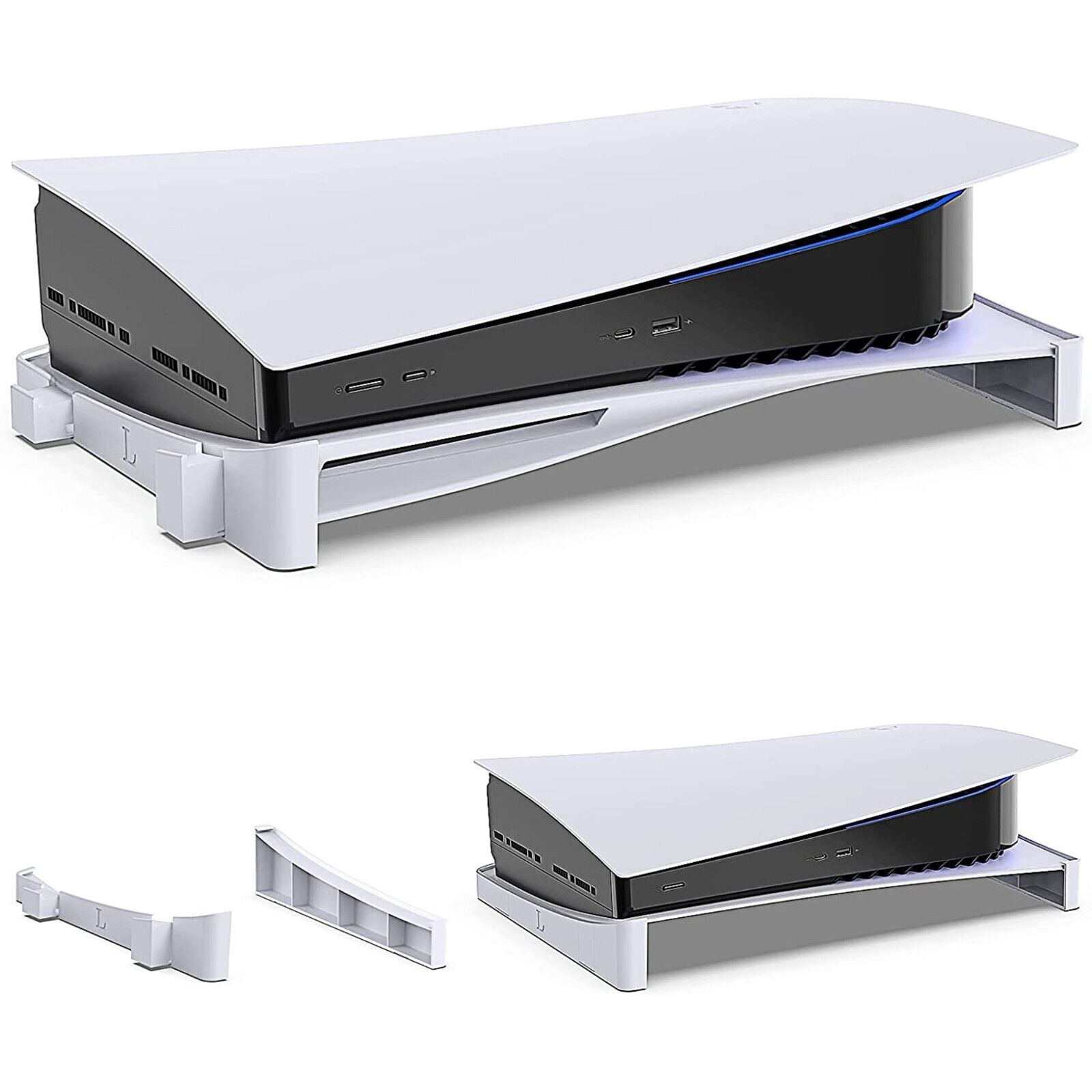 Horizontal Stand Base For PlayStation 5 - Compatible With PS5 Disc & Digital Edition Consoles 5 thumbnail image