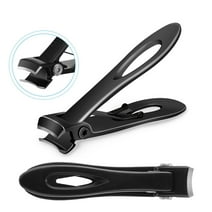 CELECTIGO Nail Clippers, Wide Jaw Easy Grip Professional Large Toenail Clippers For Thick Nails, Heavy Duty Carbon Steel Nail Clippers for Men Women Seniors, Black