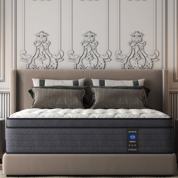 CELESTIAL FORTUNE 14 inch Twin Size Mattress in Box, Hybrid Memory Foam & Pocket Springs, Medium Firm for Back Support - Cooling Gel Infused, Drift Off Quickly, Sleep Deeply