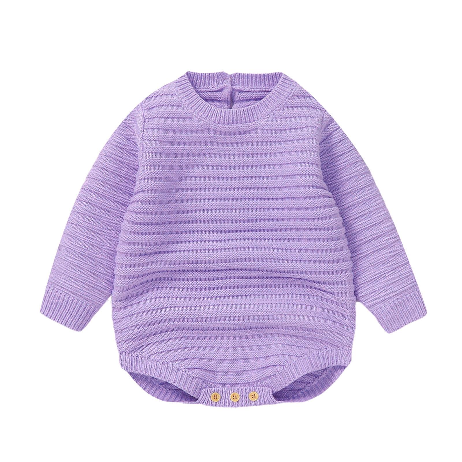 CELIEAN Baby Girl Boy Knit Sweater Romper Sweatshirt Long Sleeve