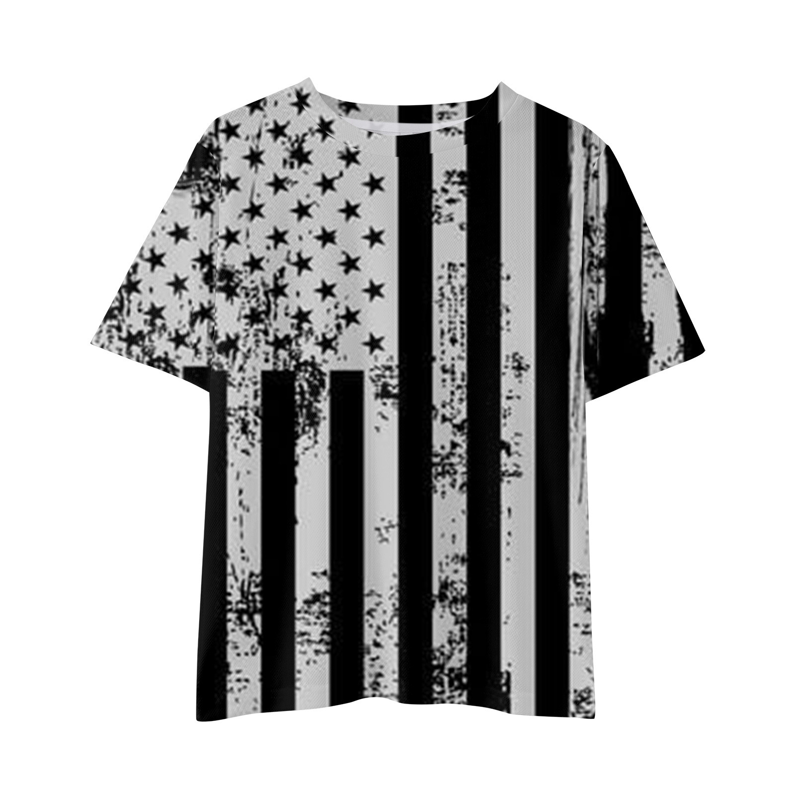 CELIEAN Kid Toddler Shirts 4 Of July 3D Graphic Printed Tees Boys Girls Novelty Fashion Short