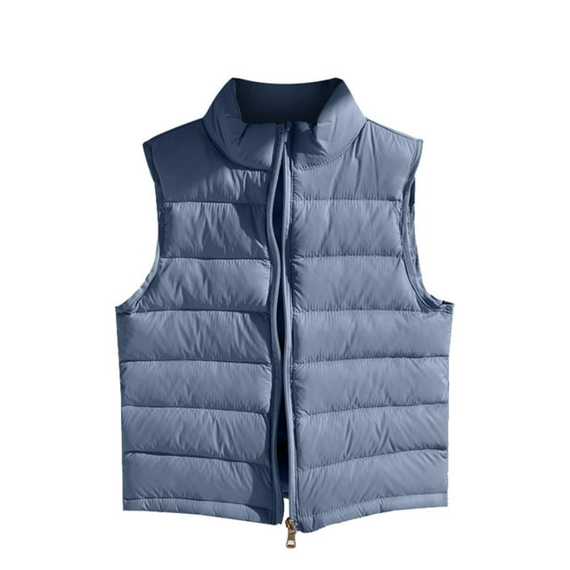 CELIEAN Kids Down Coat Vest For Little Boy Girls Lightweight Windproof