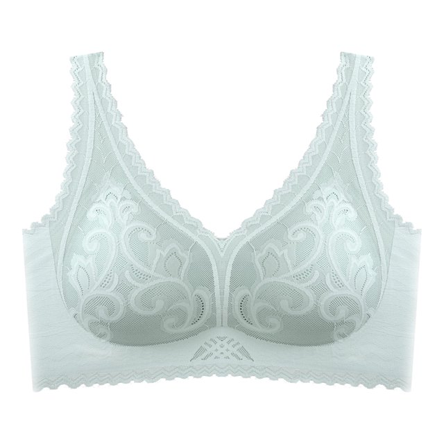 CELIEAN Ladies Light Underwear Lace Without Steel Ring Gathered