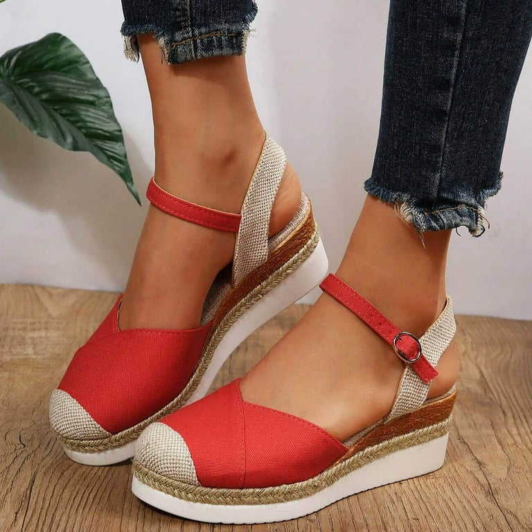 Color block wedges online