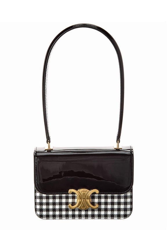 Teen Garance Leather Shoulder Bag, Black