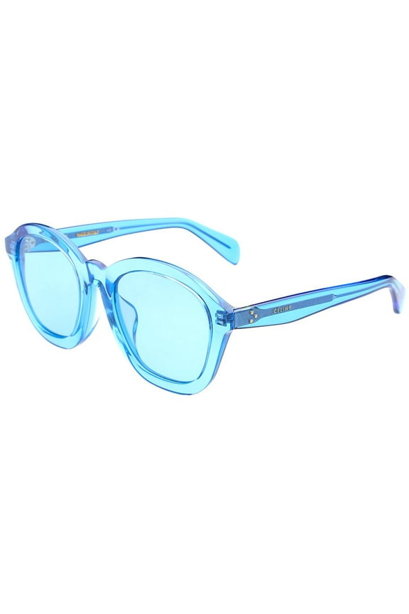 Women's CL40017F 53mm Sunglasses, Blue