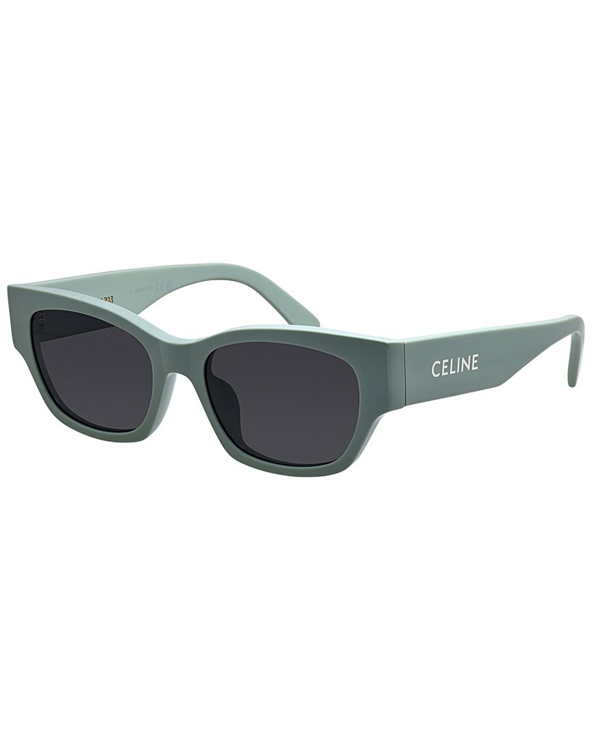 Celine Women\'s Cl40197u 54Mm Sunglasses, Green Celine MONOCHROMS CL40197U 39A Cat Eye Yellow Grey Lens  main image 3
