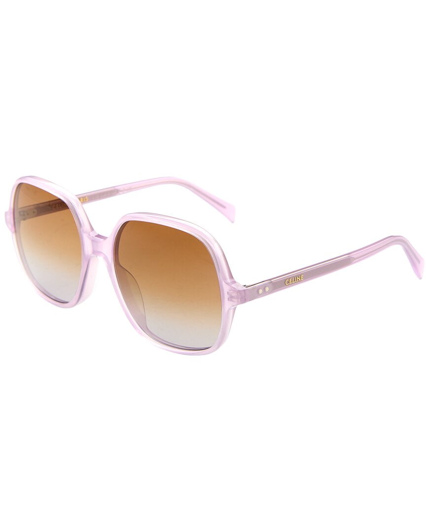 CELINE Women's CL40244U 56mm Sunglasses, Purple - Walmart.com