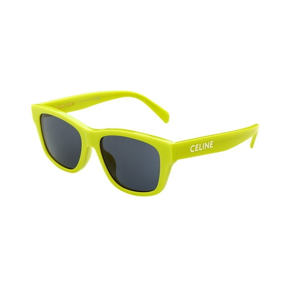 CELINE Women's CL40249U 55mm Sunglasses, Yellow
