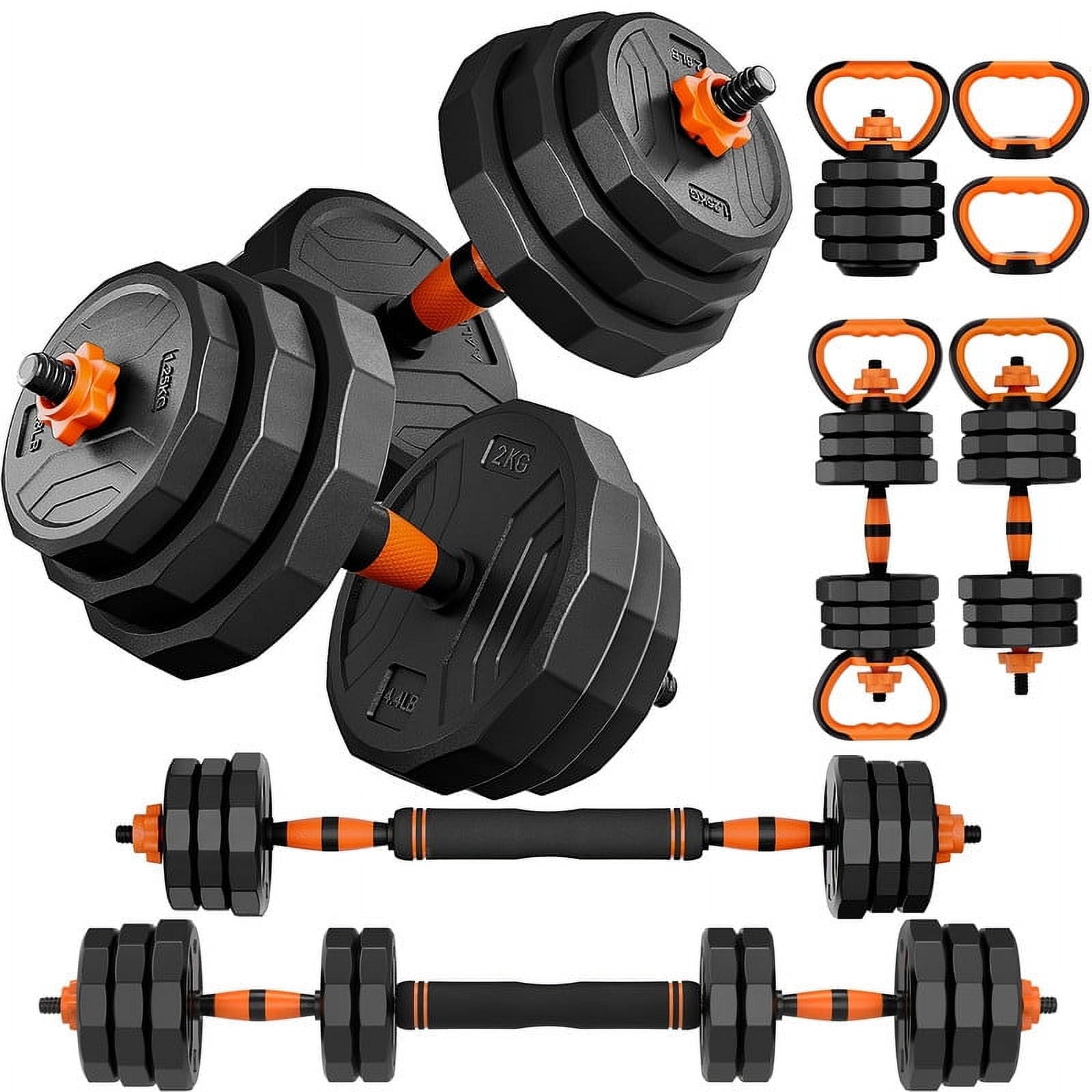 CELLOMOMO Adjustable Dumbbell Set, 66 lb