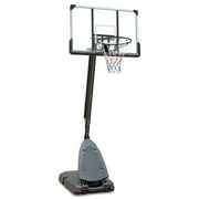 CELLOMOMO Portable Basketball Hoop Stand, 7.5-10 FT Adjustable Basketball Goal System with 44"PVC Backboard for Indoor/Outdoor