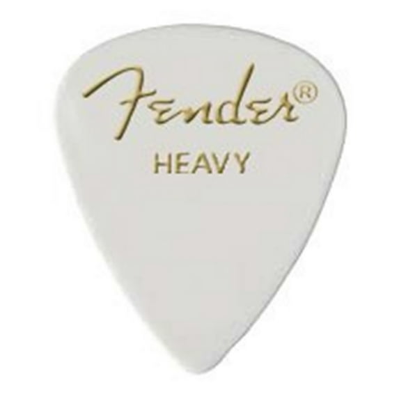 CELLULOID PICKS HEAVY,WHITE/144