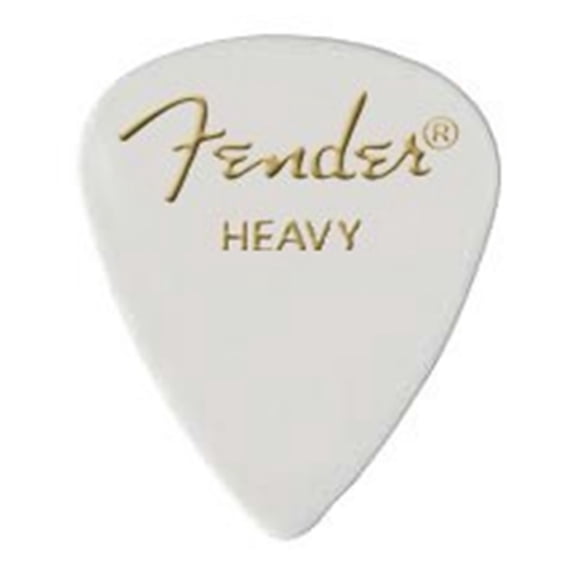 CELLULOID PICKS HEAVY,WHITE/144
