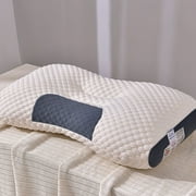 CELNNCOE Anti Snore White Memory Foam Neck Pillow