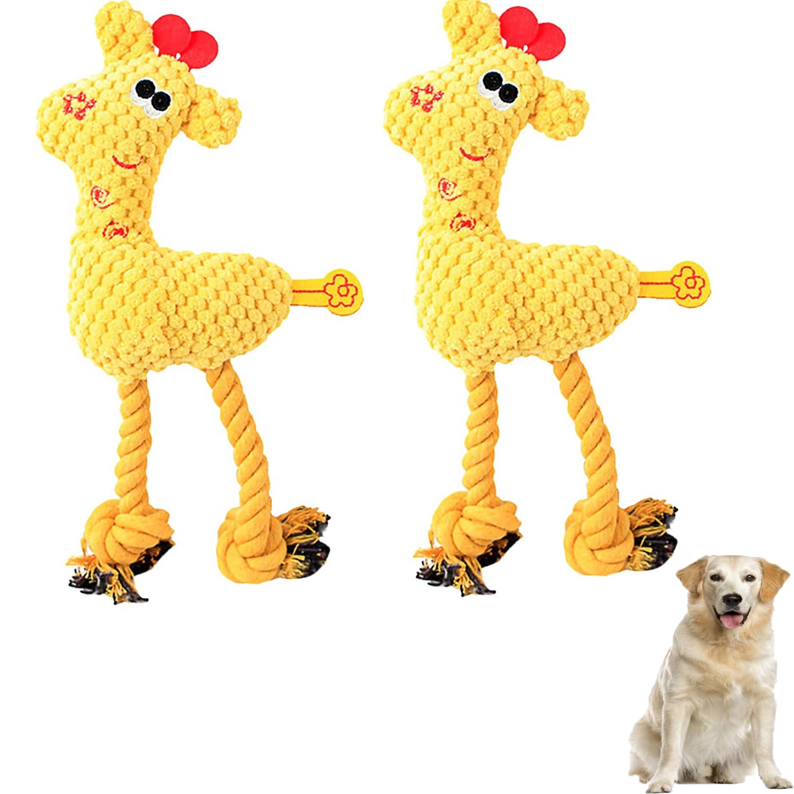 CELNNCOE Dog Toys for Aggressive Chewers ,Indestructible Dog Squeaky