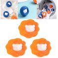 thumbnail image 1 of CELNNCOE Pet Hair Remover for Laundry,Lint Remover Washing Balls Reusable Pet Hair Catcher, Hair Cleaning Ball,Washing Machine Hair Catcher Dryer Balls for Clothing Dog Cat Pet Fur Remover,3Pc Orange, 1 of 7