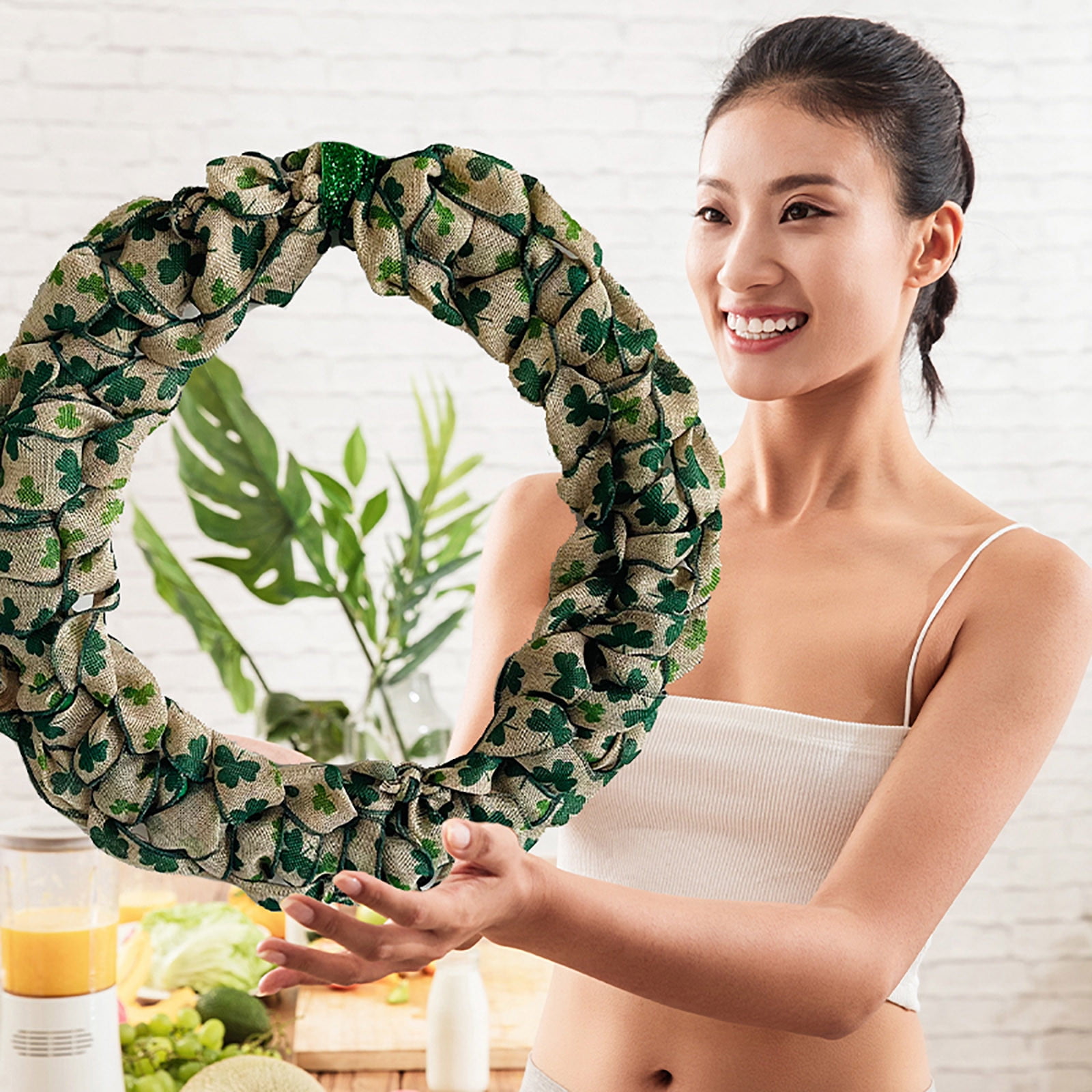 CELNNCOE St.Patrick's Day Wreath Decorations,St. Patrick's Day Garland