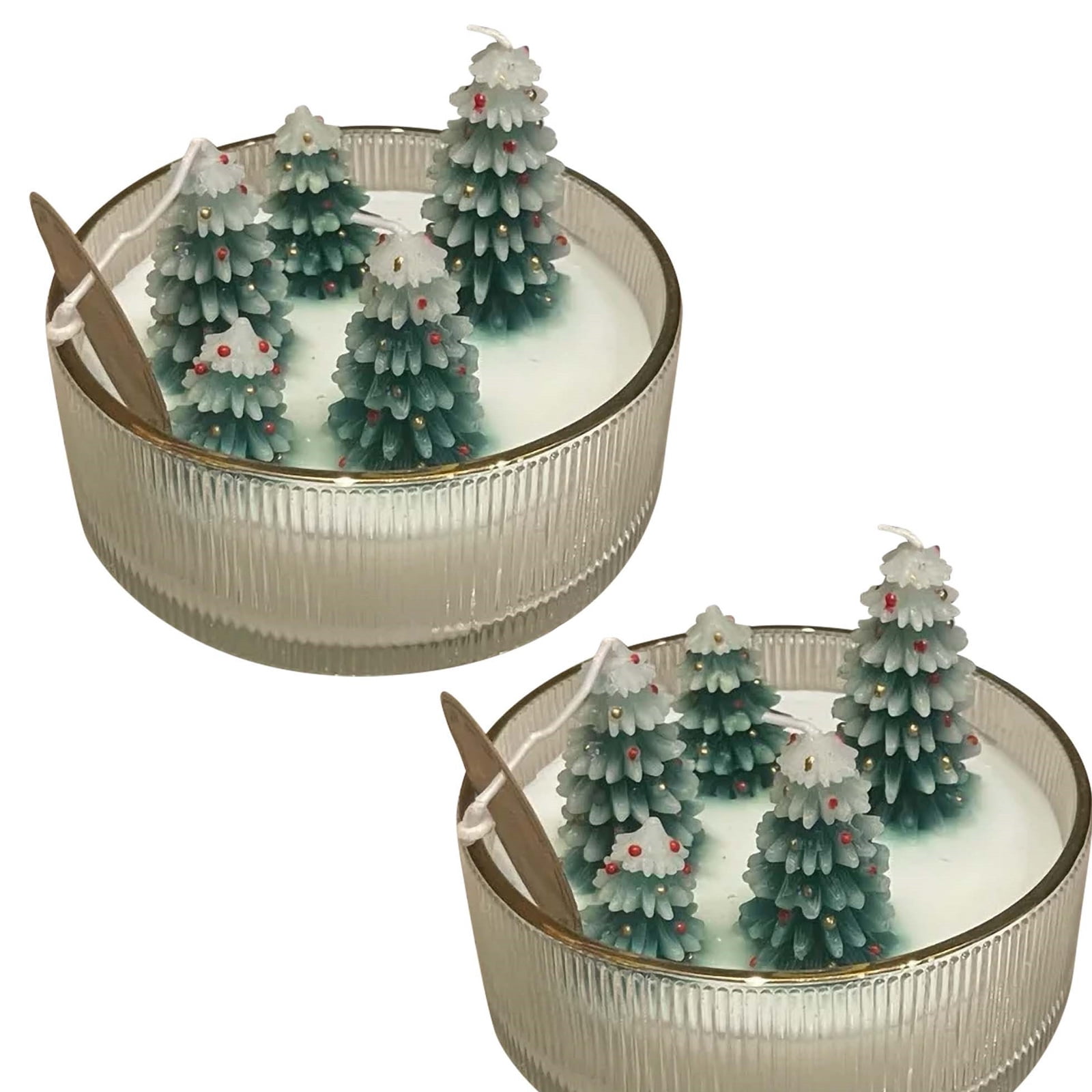 CELNNCOE Viral Candle, Christmas Tree Candle,Aspen Winter Forest