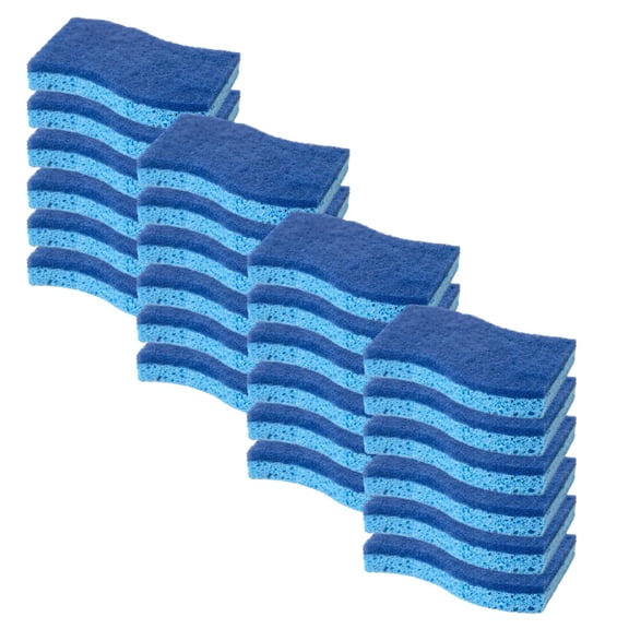 CELOX Sponges Kitchen, Sponge for Dishes, Cleans Fast Without Scratching, Blue