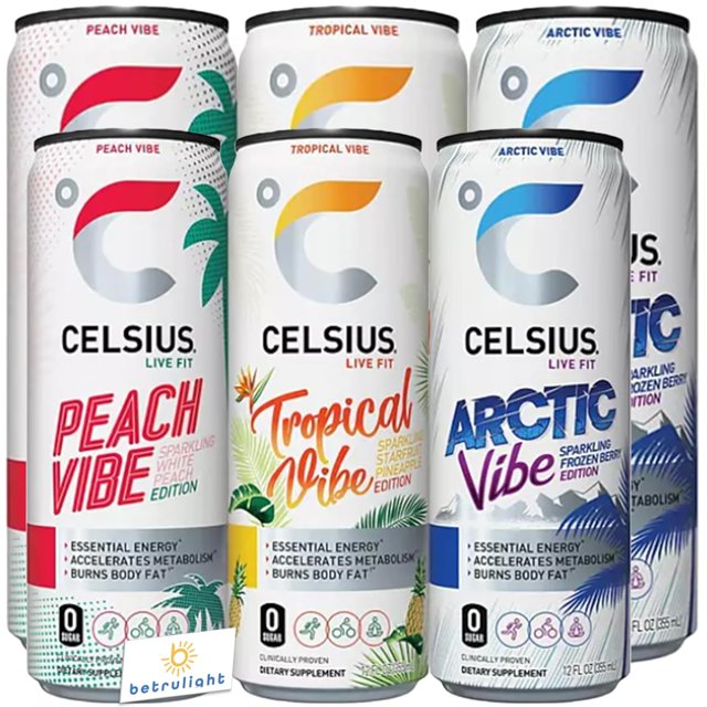 CELSIUS Energy Drink Functional Essential Energy Drink Sparkling