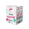 thumbnail image 1 of CELSIUS Sparkling Peach Vibe Functional Energy Drink - 4pk/12 fl oz Cans, 1 of 4
