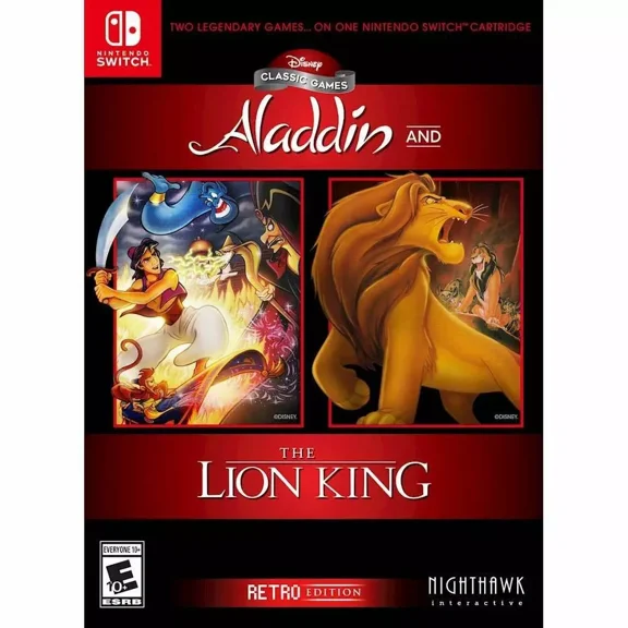 Pre-Owned Disney Classic Aladdin and The Lion King Retro Edition (Nintendo Switch) (Good)