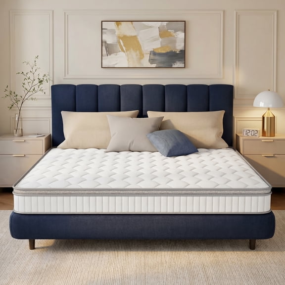 CELTOSS CT-HY2 8 Inch Hybrid Queen Medium Tight Top Mattress with Mattress-in-a-Box