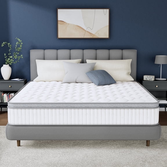 CELTOSS Hybrid Mattress, Medium Firm, Gel Infused Memory Foam, Motion Isolation, Pressure Relief, Edge Support, CertiPUR-US Certified, Orthopedic Support, Mattress in a Box