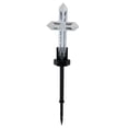 thumbnail image 1 of Mainstays 19in Outdoor Decoration Cemetery Cross Solar Light Stake,  Black Color., 1 of 9