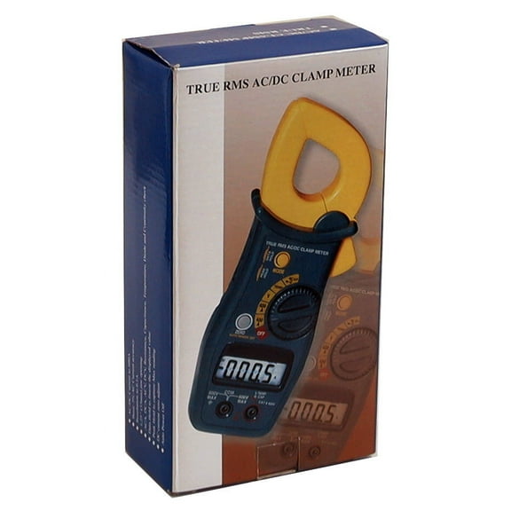 CEM DT-9800T Industrial True RMS 600 Amp AC/DC Current Voltage Capacitance Resistance Temperature Clamp-on Meter