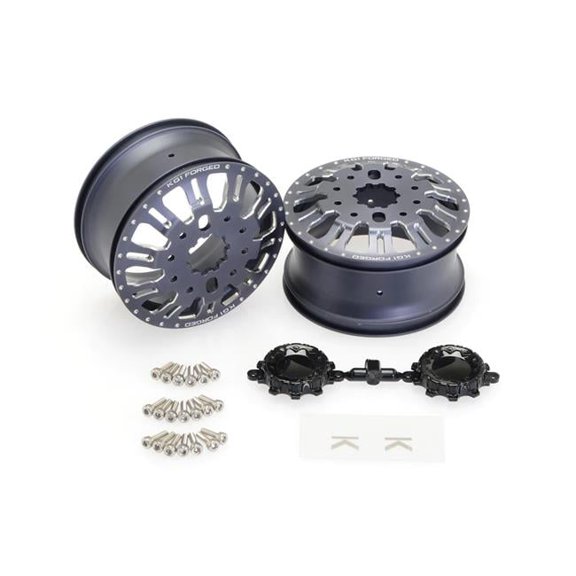 CEN Racing CEGCKD0657 KG1 KD004 Duel Front Dually Wheel, Gunmetal Anodized
