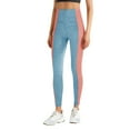 thumbnail image 1 of CENGNIAN No Boundaries Women's Color Blocking High-Waisted Yoga Leggings,Ladies Seamless Breathable Yoga Pants,Women's Workout Tights With Tummy Control,Light Blue,Size XXXL, 1 of 6
