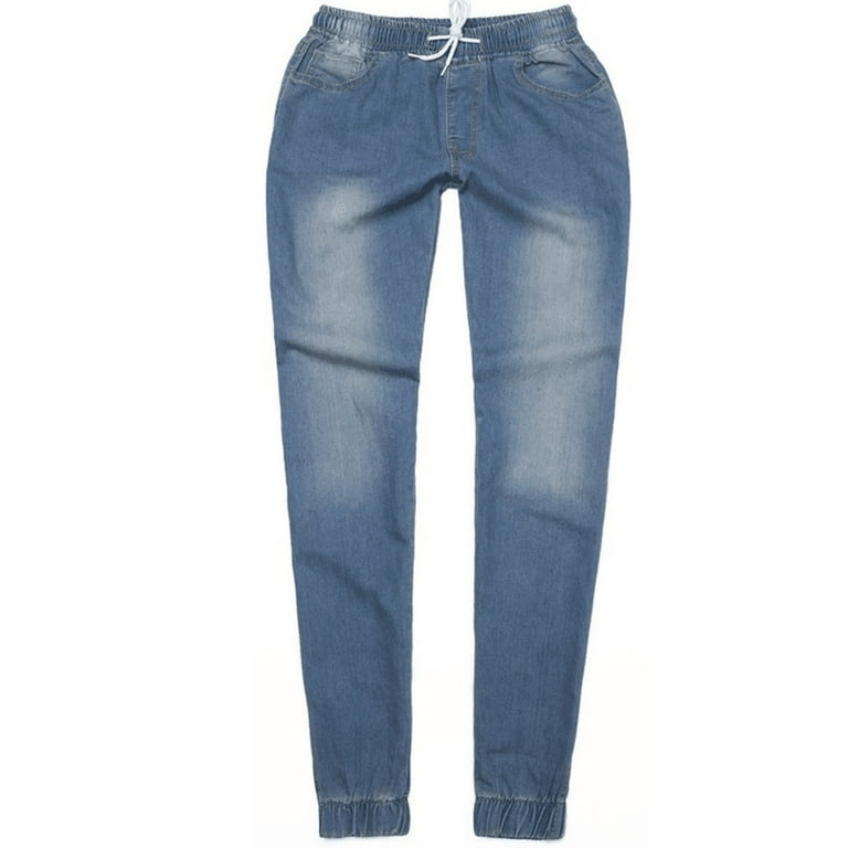 CENGNIAN No Boundaries Women's and Women's Plus Drawstring Denim