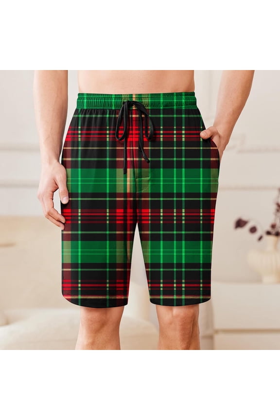 Men's Loose Shorts Quick Dry Swimwear Beach Holiday Party Bermuda Swim Big Pants Green**,Size XXL