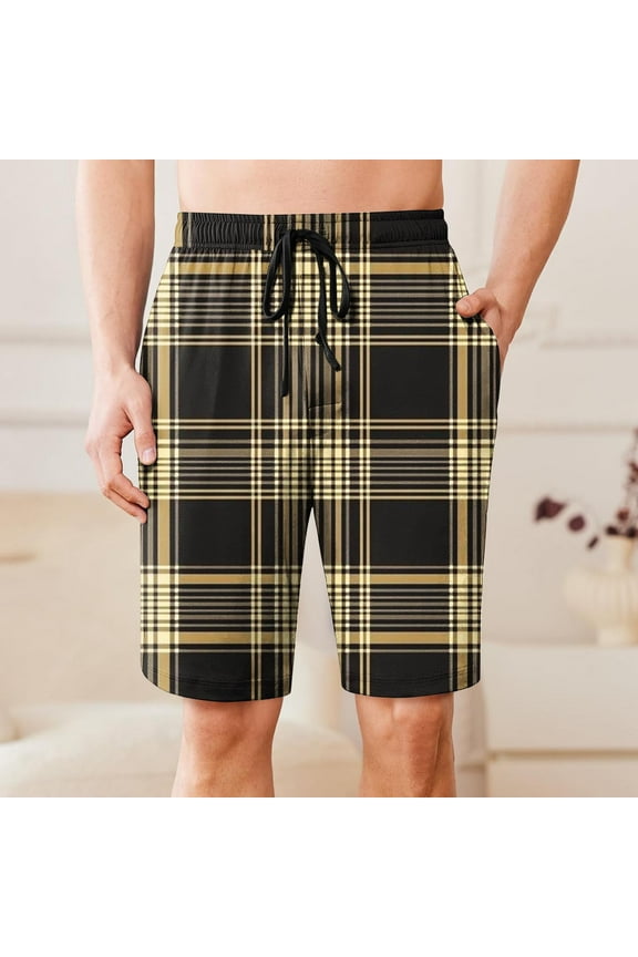 Men's Loose Summer Casual Shorts Quick Dry Swimwear Beach Holiday Party Bermuda Swim Big Pants Khaki**,Size M