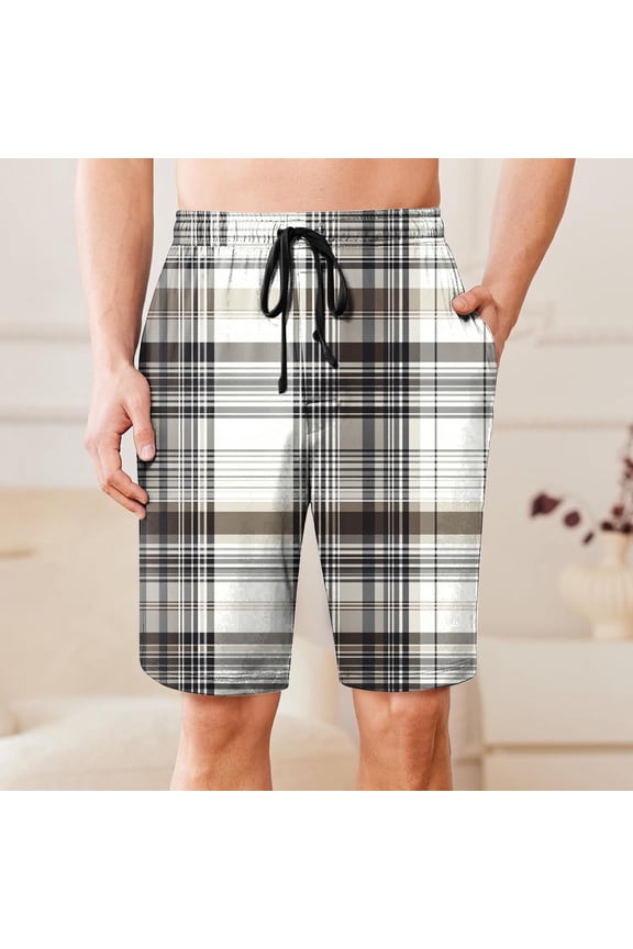 Men's Summer Casual Shorts Quick Dry Loose Swimwear Beach Holiday Party Bermuda Swim Big Pants Khaki**,Size XXL