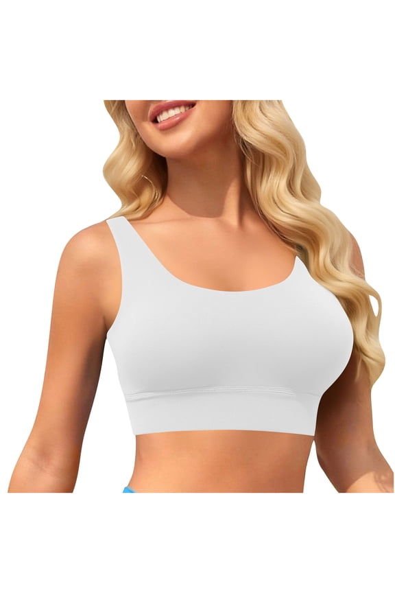 Women's Sexy Solid Color Backless Wave Bikini Top Swimsuit Beachwear Set