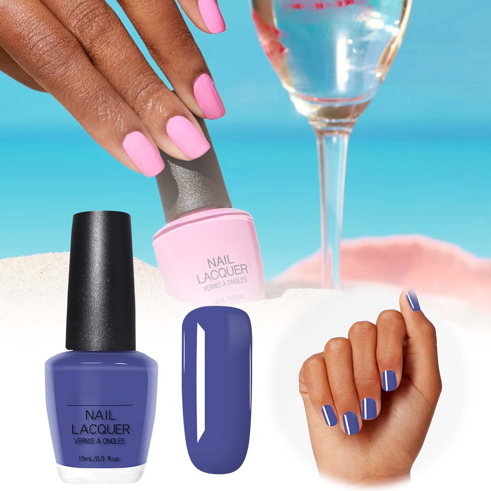 CENGZISHU Japanese Nail Polish Glue Light Color Nail Polish Glue Nail